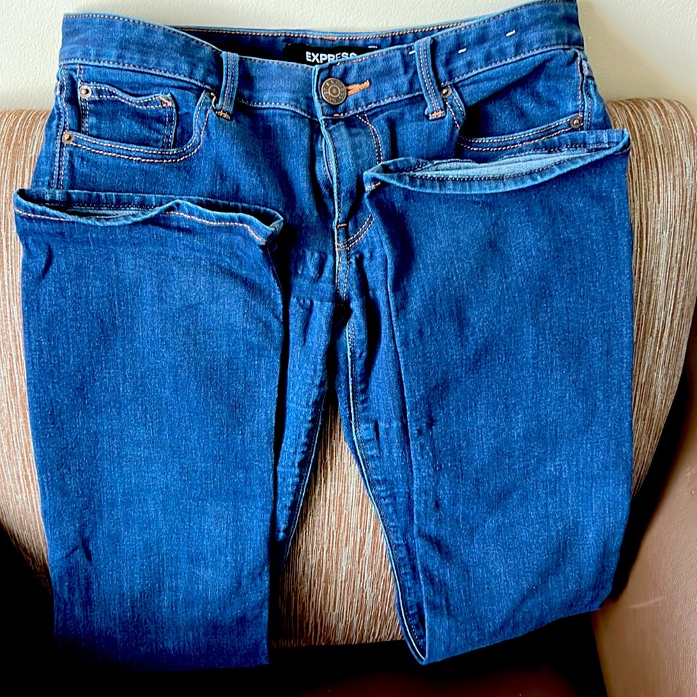 EXPRESS STRETCHY BOOT CUT SIZE 6L / 6L VERY CUTE AND COMFY JEANS - Picture 2 of 6